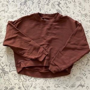 Mate the Label Organic Fleece Crop Sweatshirt